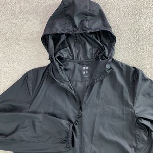 Uniqlo Jacket Womens Large Full Zip Hoodie Waterproof Lightweight UV Protection